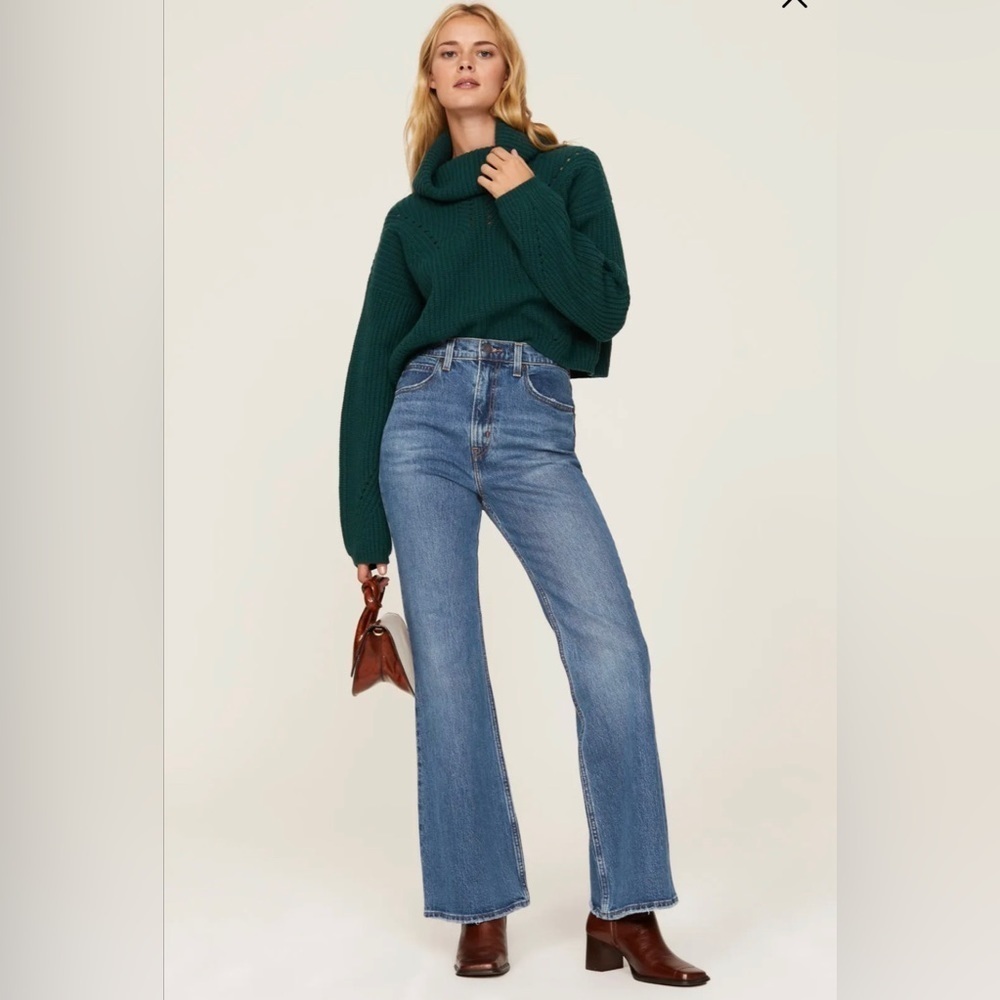 LEVI'S Blue 70s High Flare Jeans